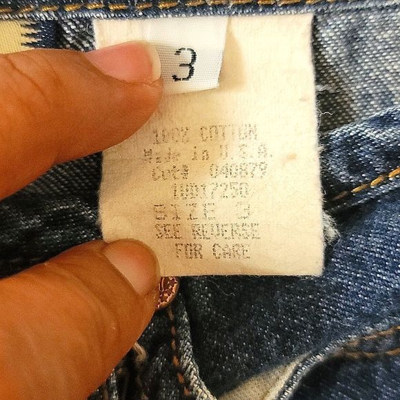 90s FASHION: Paris Blues- Short Shorts, Sz. 3 - Picture 9 of 10